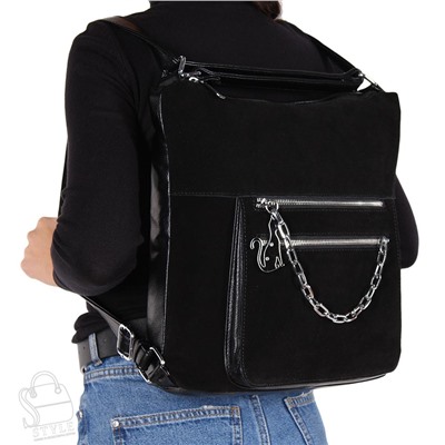 Рюкзак женский 3352AA black Polina&Eiterou/50