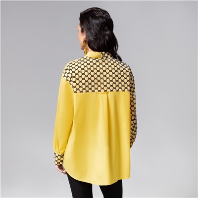 Рубашка дизайнерская, Моя философия – шик (жёлтая)