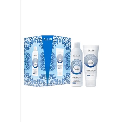 Ollin Подарочный набор для двойного увлажнения волос: шампунь и кондиционер, 250 мл, 200 мл KRISTALLER, 1111352