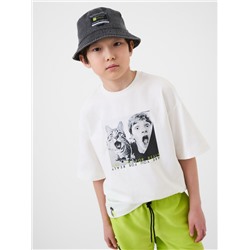 Панама текстильная джинсовая для мальчиков