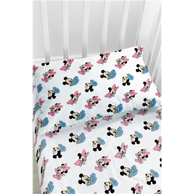 КПБ поплин "Disney Baby" рис. 16475-1/16474-1 Мики Маус