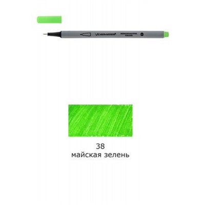 Ручка капиллярная (линер) 38 майская зелень/may green 0.4 мм SKY-01 VISTA-ARTISTA