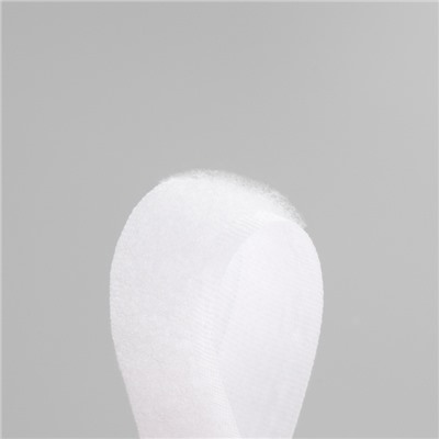 Липучка, 20 мм, 25±1 м, белая