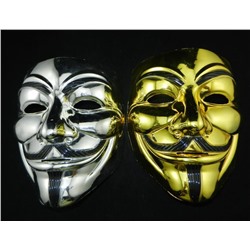 Маска Анонимус, маска Гая Фокса, Гай Фокс, Анонимус Золотая