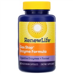 Renew Life, Gas Stop Enzyme Formula, 60 Vegetarian Capsules