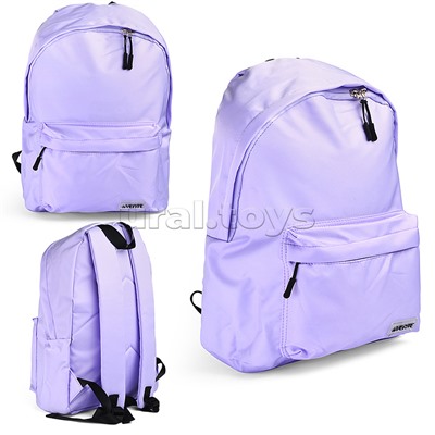 Рюкзак "Color Balance" подростковый 40x29x17 см (14 л) 250 г, нейлон, подклад, 1 отделение на молнии, 1 передний карман, аппликация из каучука, сиреневый