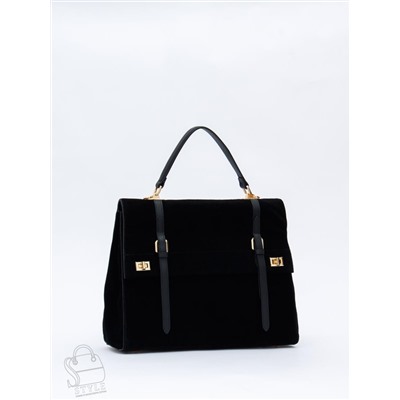 Сумка женская кожаная 1020L black Polina&Eiterou