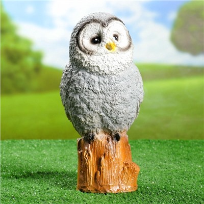 Садовая фигура из гипса «Сова на дереве», 26 см, МИКС