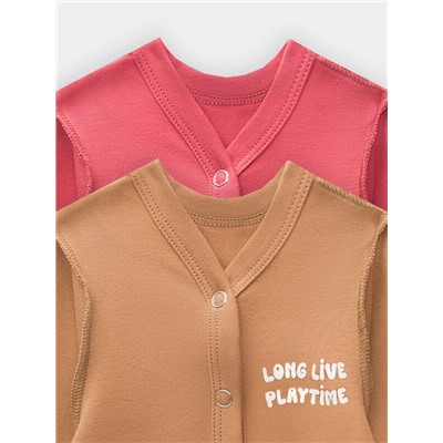 КОМБИНЕЗОН НАТЕЛЬНЫЙ ДЕТСКИЙ (2ШТ.) 14005-1-2