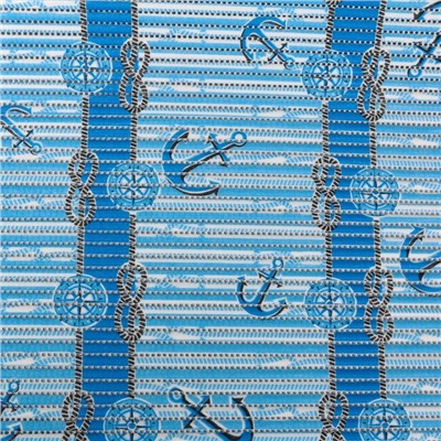Коврик для ванной комнаты «Якоря», 0,80×15 м