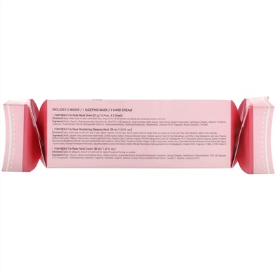 Tony Moly, I'm Rose (роза), маска и крем для рук, набор из 4 предметов