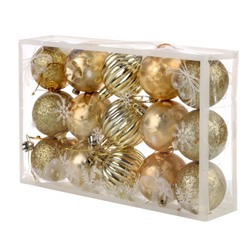 Елочные шары 15 штук 5 см / B-2580 /уп 96/