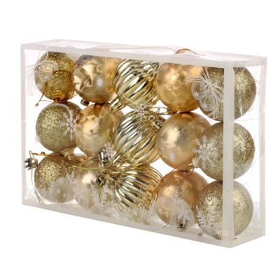 Елочные шары 15 штук 5 см / B-2580 /уп 96/