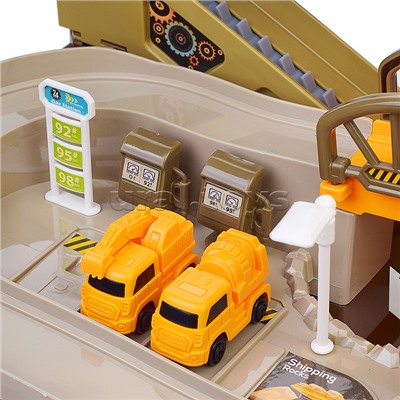 Автотрек "Строитель" в коробке