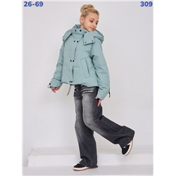 Куртка 309 голубой