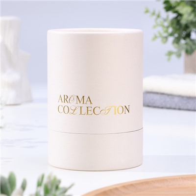 Ароматическая свеча в стакане Aroma collection, 260 г, белый мускат, в тубусе, соевый воск