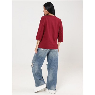 Футболка "Хоста" (Бордовый)