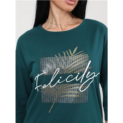 Хоста - футболка изумрудный