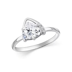 Кольцо из серебра куб.циркон., В10-0225г