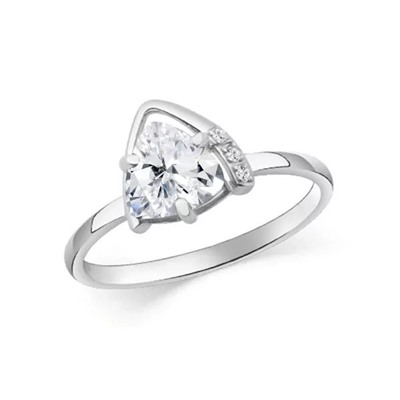 Кольцо из серебра куб.циркон., В10-0225г