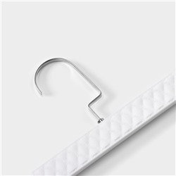 Вешалки для брюк и юбок LaDо́m Eliot, 29×15 см, 3 шт., с зажимами, белые