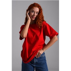 7458 футболка женская (Красный)