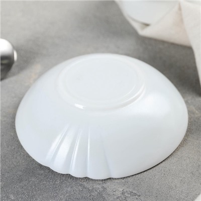 Соусник Luminarc Lotusia, d=11 см, стеклокерамика, белый