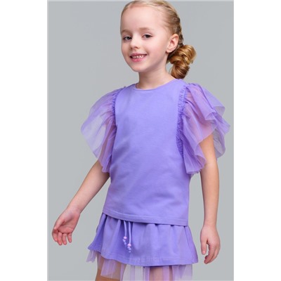 Фуфайка трикотажная для девочек (футболка) PLAYTODAY, 1122507