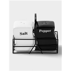 Набор для специй Magistro «Инь-Янь», 2 предмета: солонка, перечница, 150 мл, керамика