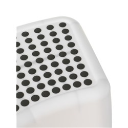 Табурет-подставка детская, для ног, антискользящая., белая, серая