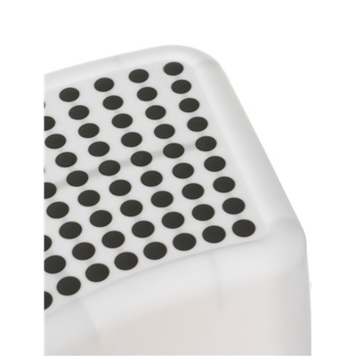 Табурет-подставка детская, для ног, антискользящая., белая, серая