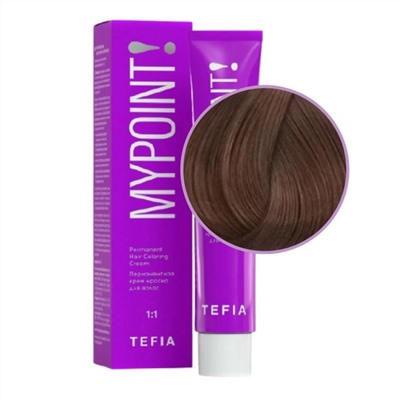 TEFIA Mypoint 7.8 Гель-краска для волос тон в тон / Блондин коричневый, безаммиачная, 60 мл 20161