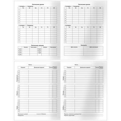 Дневник для младших классов (твердая обложка) "Полет мыслей" (376808) 64706 BG