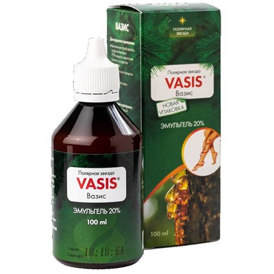 Эмульгель Vasis (Вазис)  для лечения заболеваний вен 100 мл.
