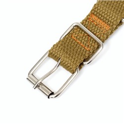 Ошейник брезентовый однослойный, 52×2 см, песочный