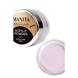 Manita Professional Акриловая пудра мелкодисперсная «Pink», 15 г KRISTALLER, 1109946