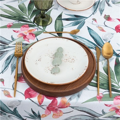 Скатерть «Доляна. Луговые цветы», 145×180 см, 100% п/э