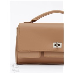 Сумка женская кожаная 5035PE apricot Polina&Eiterou