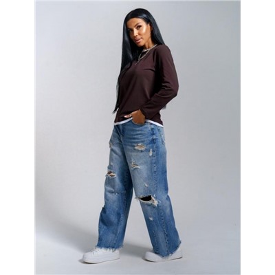 Лонгслив Рига (шоколад)