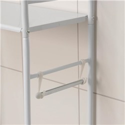 Стеллаж над унитазом, 50×32×166 см, белый