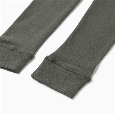 Комплект мужской термо (фуфайка кальсоны), цвет хаки, р-р 50