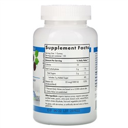 Nordic Naturals, Витамин D3, вкус лесных ягод, 1000 МЕ, 120 жевательных таблеток