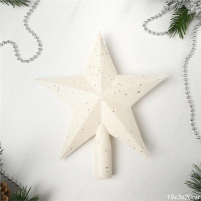 Верхушка на елку Звезда 20 см / ZAF210126 /уп 240/