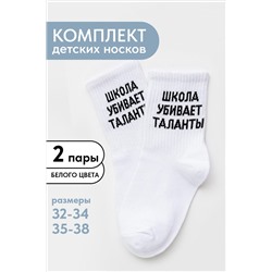 Детские носки стандарт Талант (набор 2 пары) НАТАЛИ, 1105416