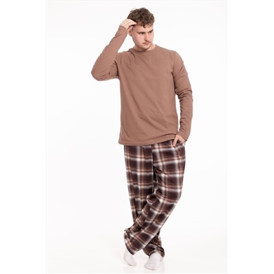 Пижама лонгслив и брюки М125120кб