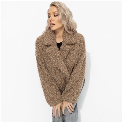 Полупальто из экомеха, Слишком заметна (oversize, 50-56)