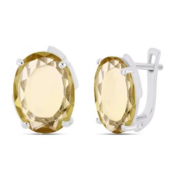 Серьги, цитрин, Австралия