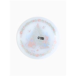 Тарелка новогодняя плоская «Зимняя сказка», d=20 см