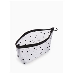 Косметичка женская Little love, с рисунком, на молнии, белая