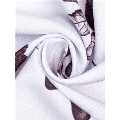 Шторы для кухни с подхватами «Этель» Impression 145×180 см, комплект - 2 шт.